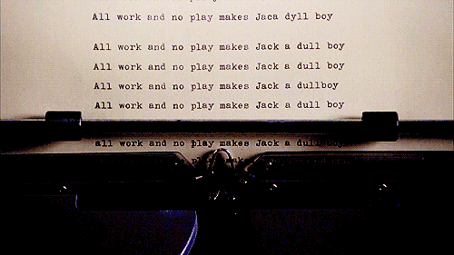 all work and no play typewriter (anim).gif
