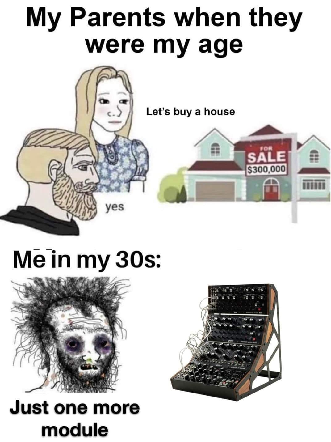 Being 30 Modular Synth Guy.jpg