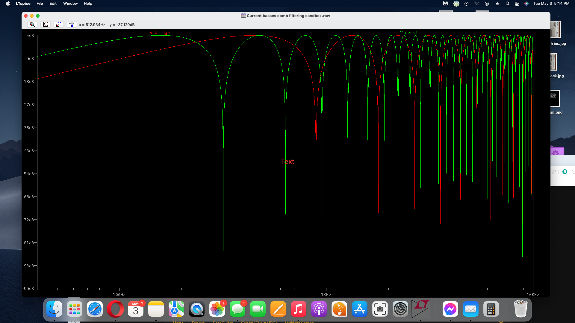 Comb filtering - neck versus bridge.png