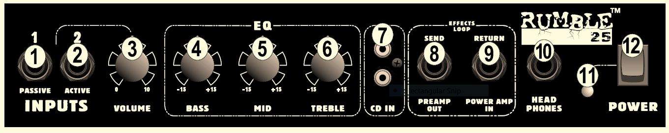 FENDER RUMBLE 25 FRONT CONTROL PANEL.JPG