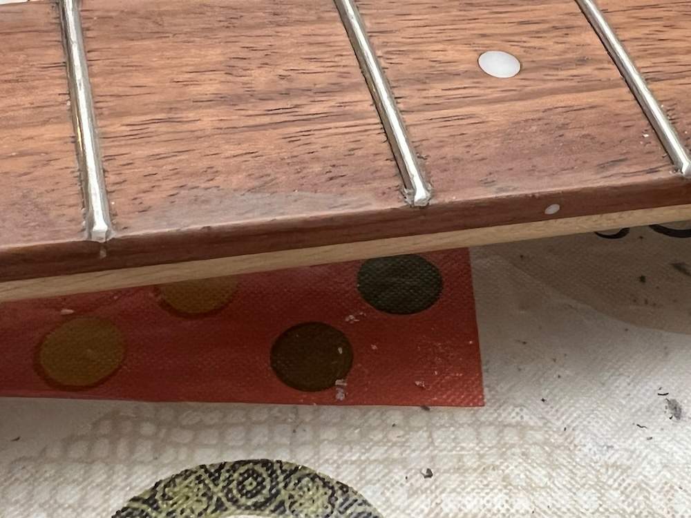 GSRM25 Mikro 5-string fingerboard and nut early progress - 2.jpeg