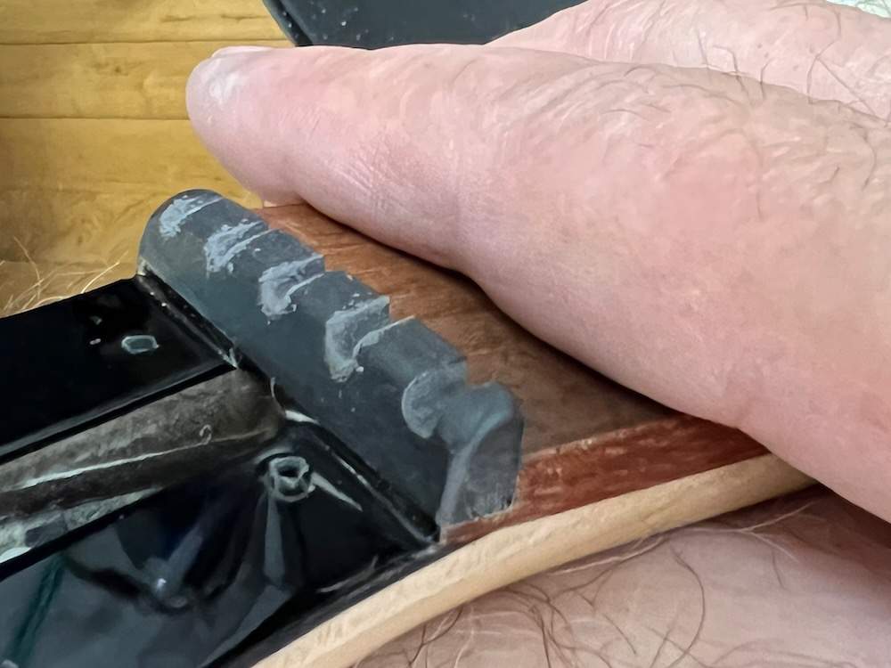 GSRM25 Mikro 5-string fingerboard and nut early progress - 3.jpeg