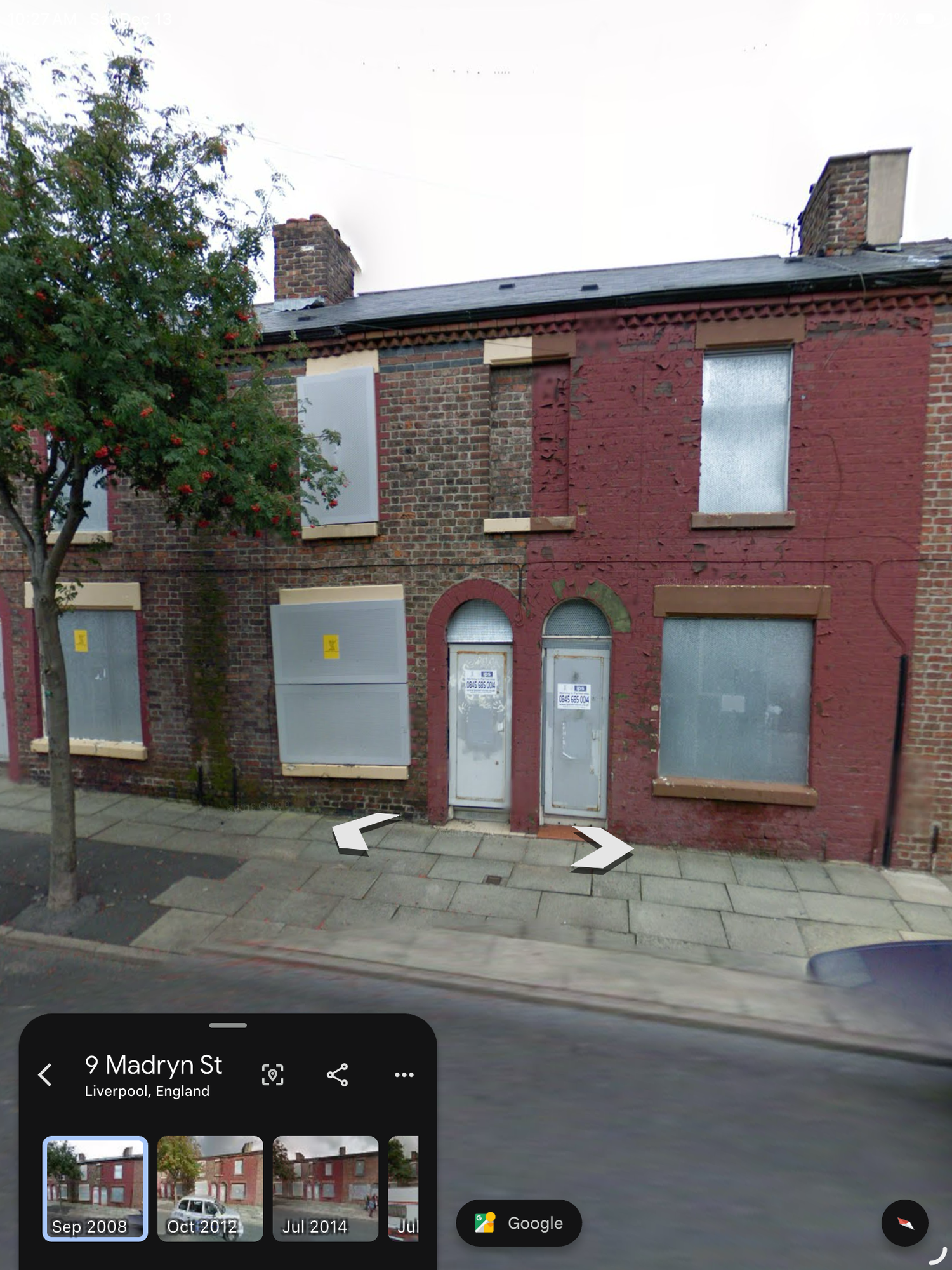 9 Madryn Street, Liverpool, UK September 2008