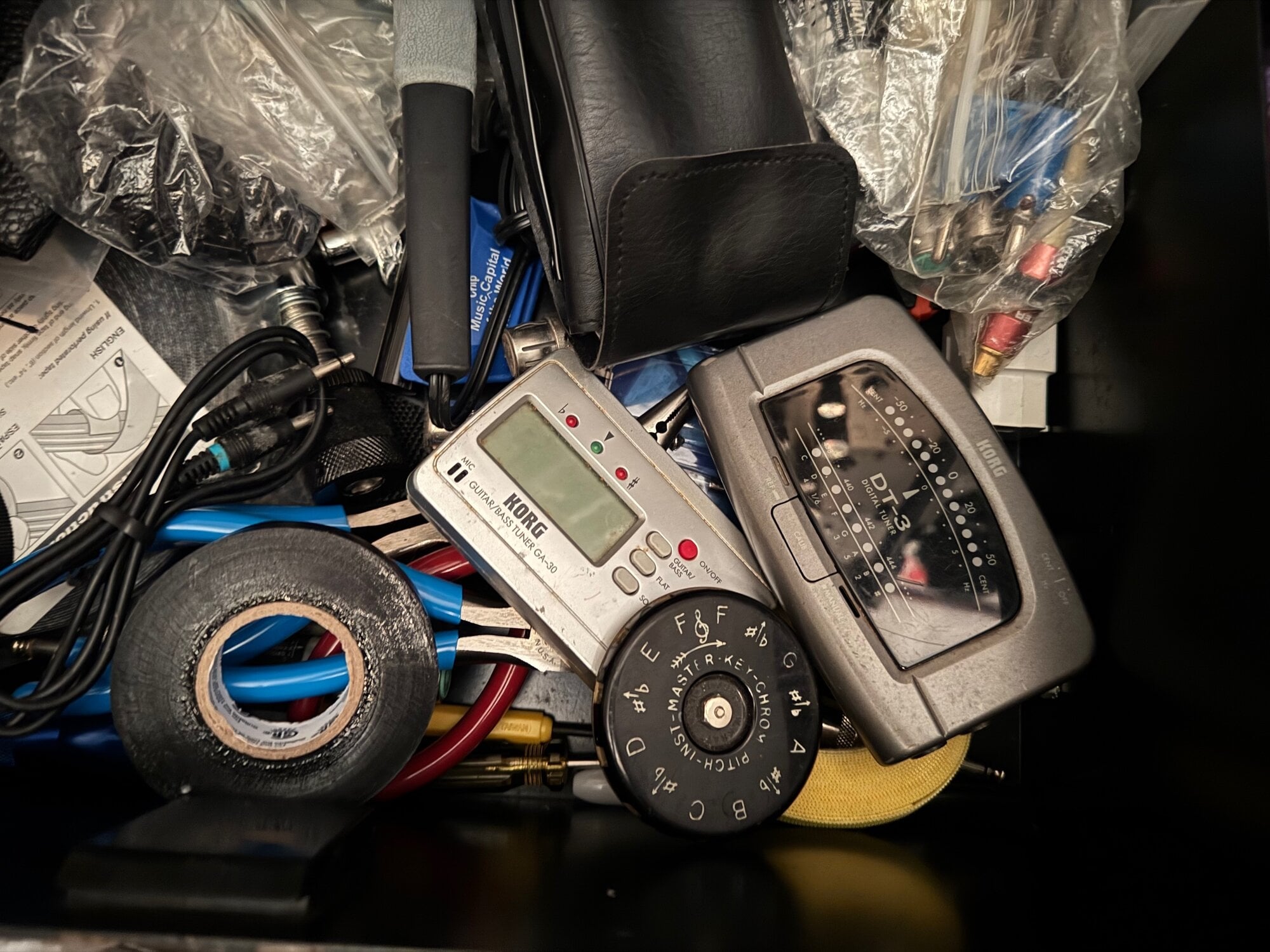 The studio tool drawer