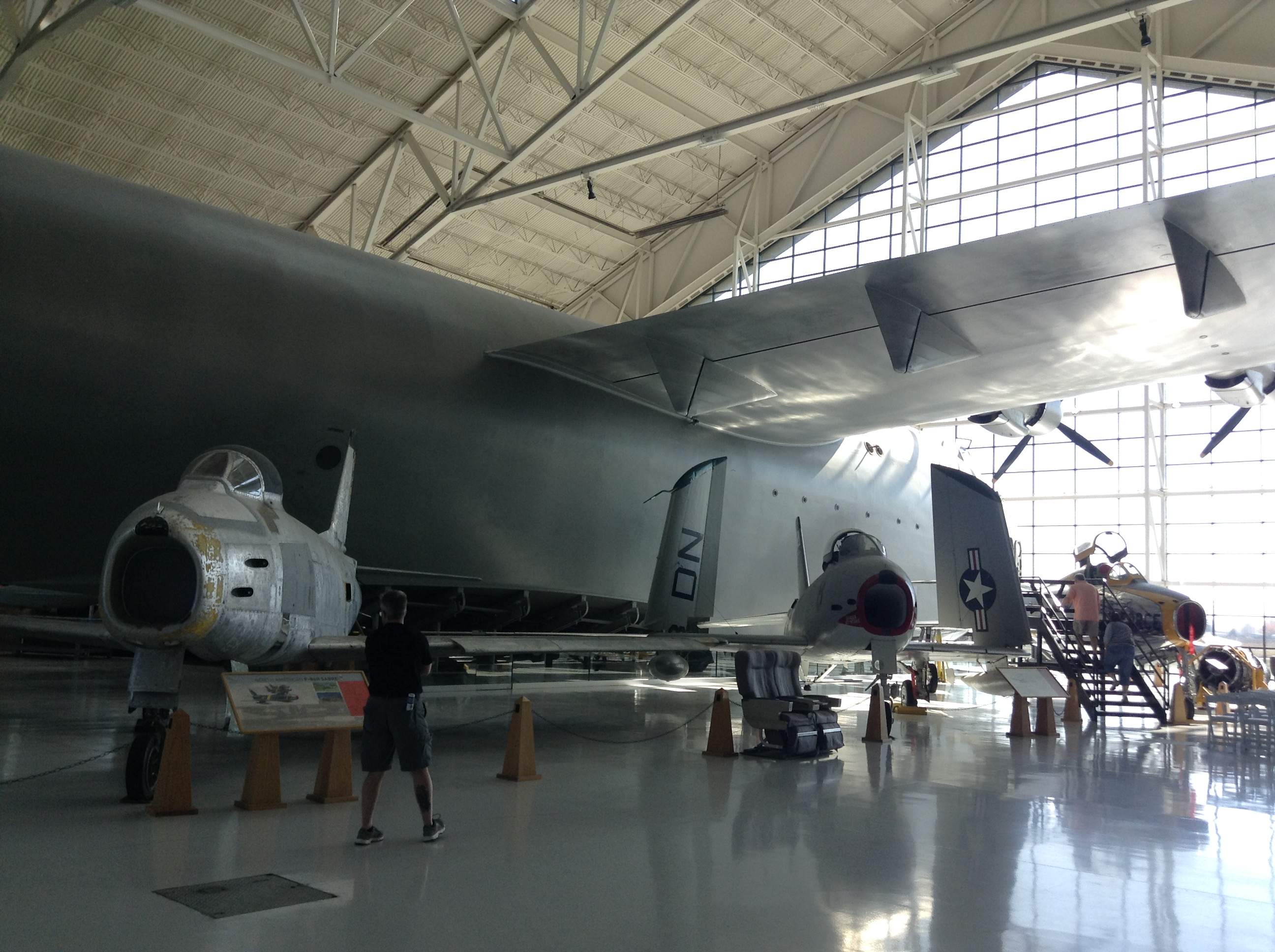 Spruce Goose With Three Jets.JPG