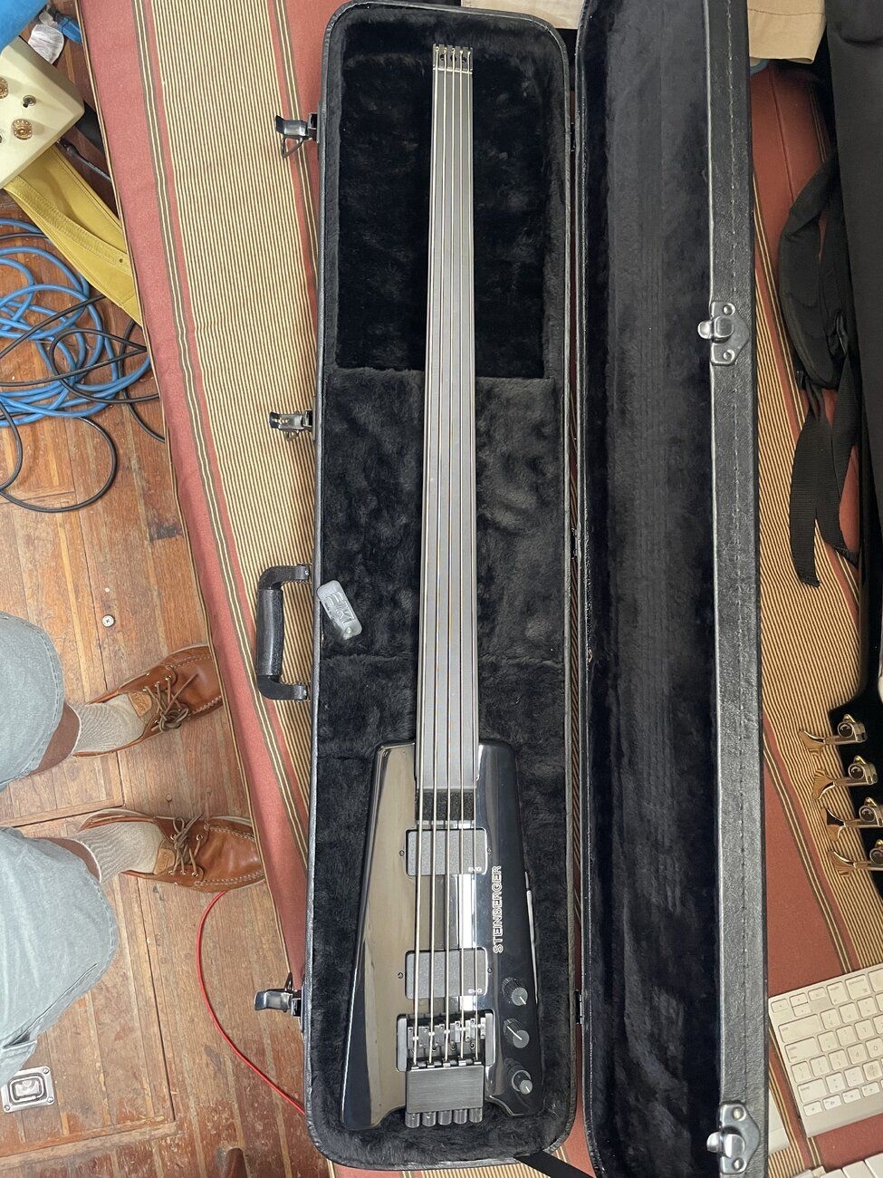 Steinberger XL-25UAF in case.jpeg