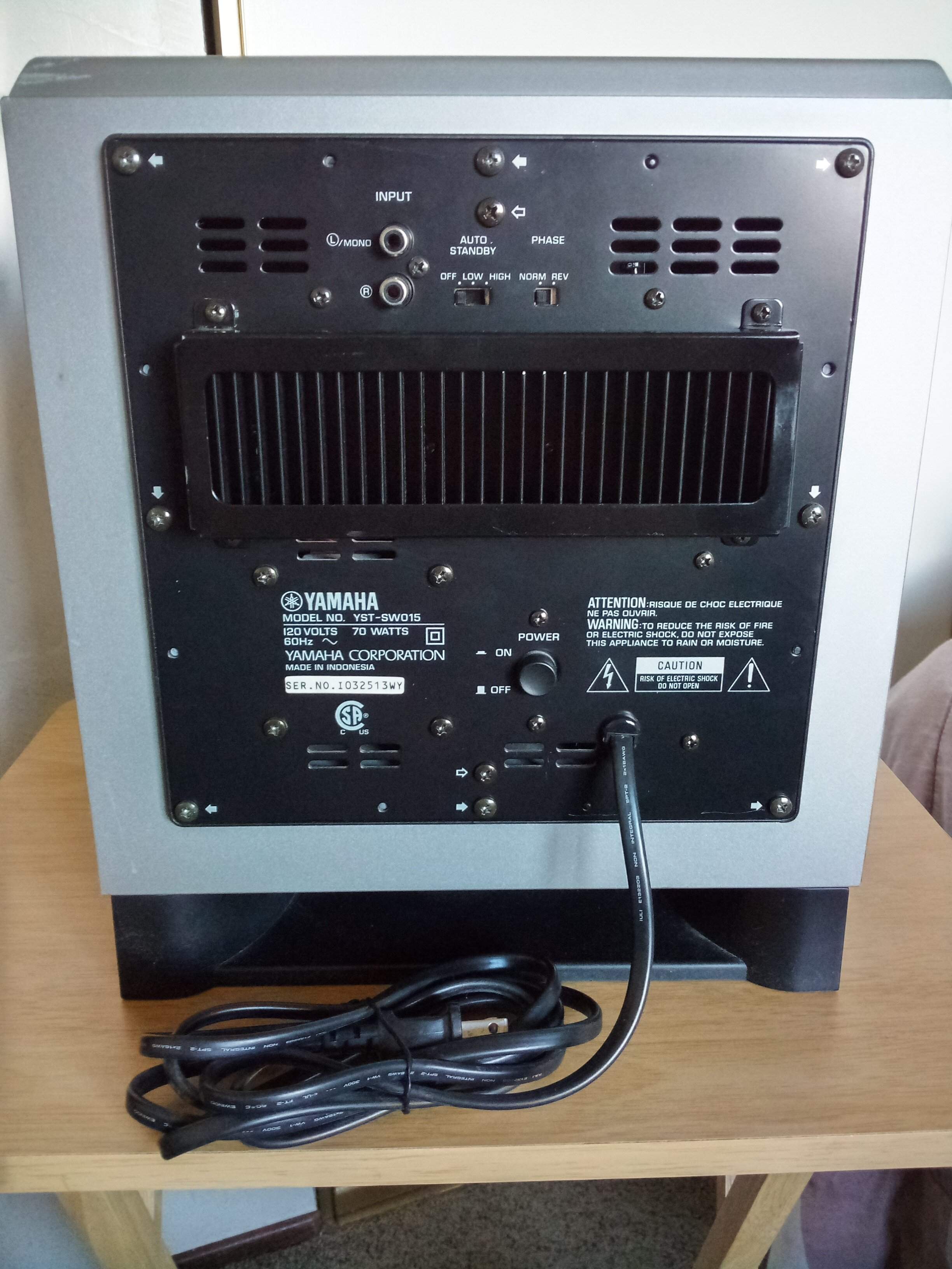 Yamaha Subwoofer - Back.jpg