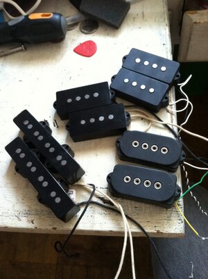P and J pickup sets- Nordstrand, Fralin, G&L