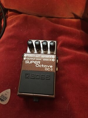 Digitech Bass Synth Wah and Boss Oc-3
