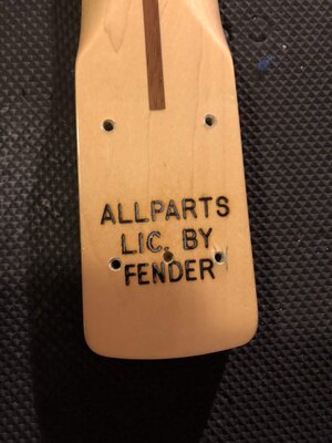 Allparts Maple Jazz Neck