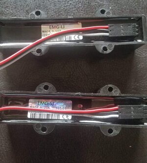 EMG L/J, S/J Jazz Bass Pups w complete solder-less circuit