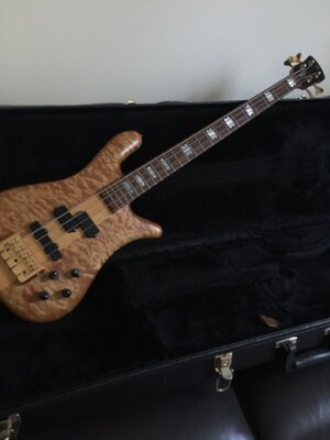 Stuart Spector NS-4 # 19 12/23/92 AAAAA QUILTED