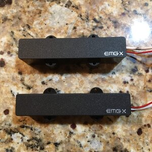 EMG JX Set 4-string Jazz Bass Active Pickups
