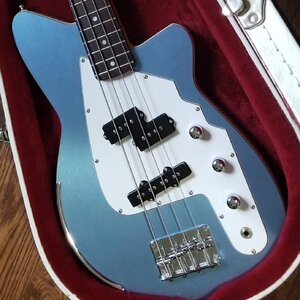 Reverend USA Rumblefish PJ - Brushed Aluminum Lake Superior Blue w/OHSC - RARE
