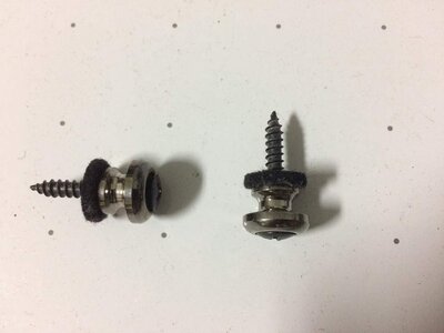 Ibanez bass strap buttons w/screws