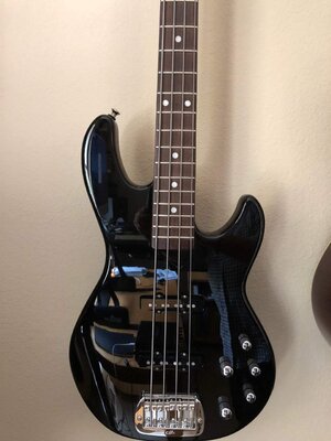 Perfect USA G&L MJ-4 Black with Vintage Tint Neck/Headstock