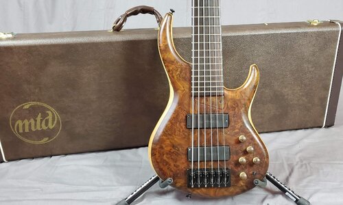 MTD 635-24, Excellent Condition - Walnut on Ash Body, Tigerstripe Ebony on Maple