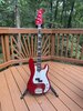 Lakland Skyline 44-64 Custom (w/ Fralin P pickup) in Candy Apple Red