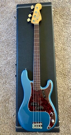 Fender American Original 60s Precision Bass Lake Placid Blue