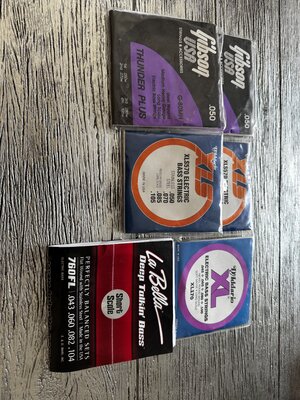 6 Packs of Strings (LaBella, D'Addario, Gibson)