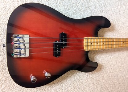 Fender Aerodyne Special Precision Bass (2023 MIJ) - Hot Rod Burst