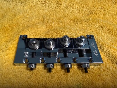 Price Drop - Ray Ross chrome 4 string bridge