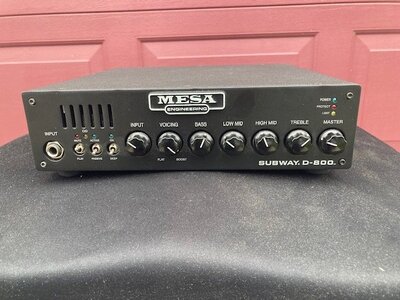 MESA/BOOGIE SUBWAY D-800 BASS AMP