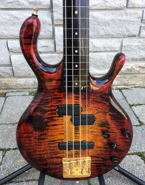 1989 Pedulla Buzz Fretless 4-String – Vintage Cherry Sunburst