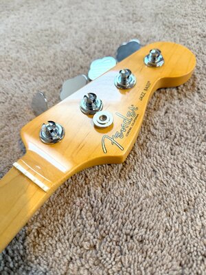 2021 Fender American Professional II Jazz bass neck (also drilled for 4-bolt)