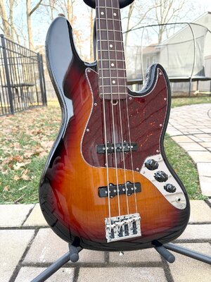 2015 Fender American Standard Jazz Bass - Custom Shop Pickups