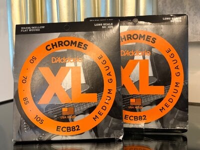 D'Addario ECB82 Chromes Pair