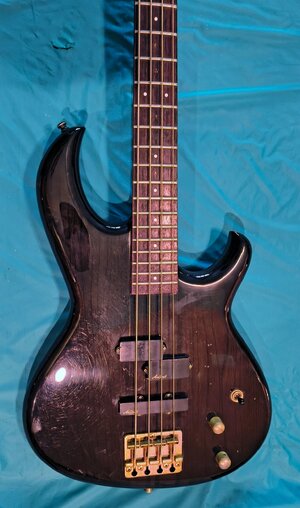 Aria Pro II SB-1200 / SB-1000 P/J Active Neck-Through Bass MIJ Black