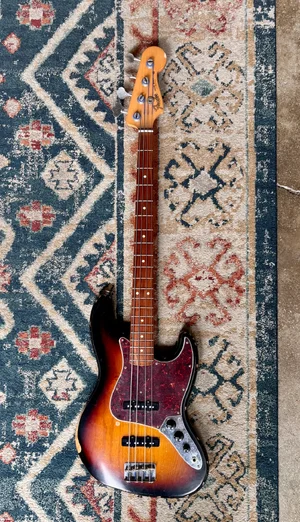 2017 Fender Road Worn '60s Jazz Bass - Sunburst - CONUS Shipping Included