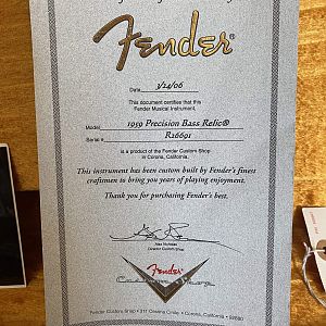 2006 Fender P Bass Relic