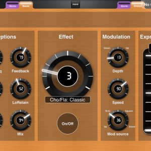 Midi Designer layout for Source Audio Orbital Modulator