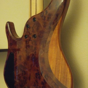 Close-up of all that beautiful wood