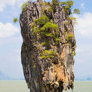 Khao Phing Kan rock island in Thailand.