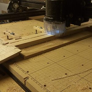 Routing the truss rod cavity