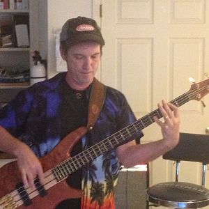 Me and my Ibanez Limited Edition Prestige Bass, Bubinga with Active electronics