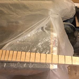 Fretboard clear coat