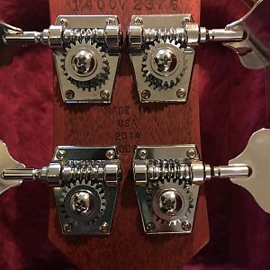 Gibson back of headstock