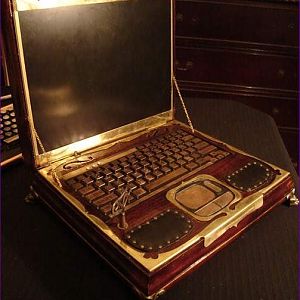 Steampunk-laptop