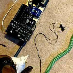 pedal board w/ iem