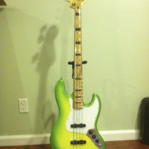 Lime Time Burst on a Geddy Lee