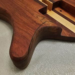 padauk, purpleheart & maple