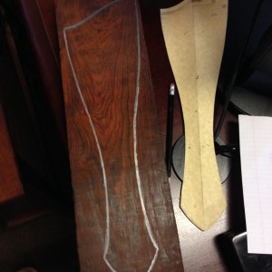 Bass tailpiece outline