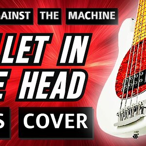 RATM BULLET IN THE HEAD BASS COVER WITH TABS 2025