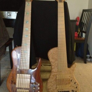 D'Mark Bass & Eliezer Lara Bass. The finest in the Brazilian Luthiery