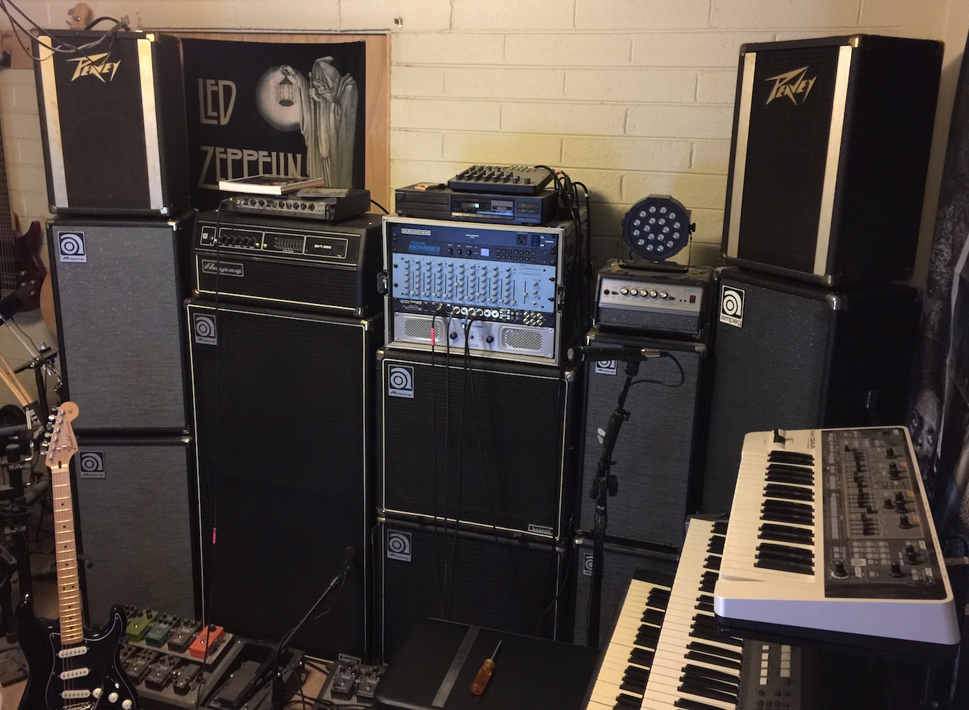 Amp wall