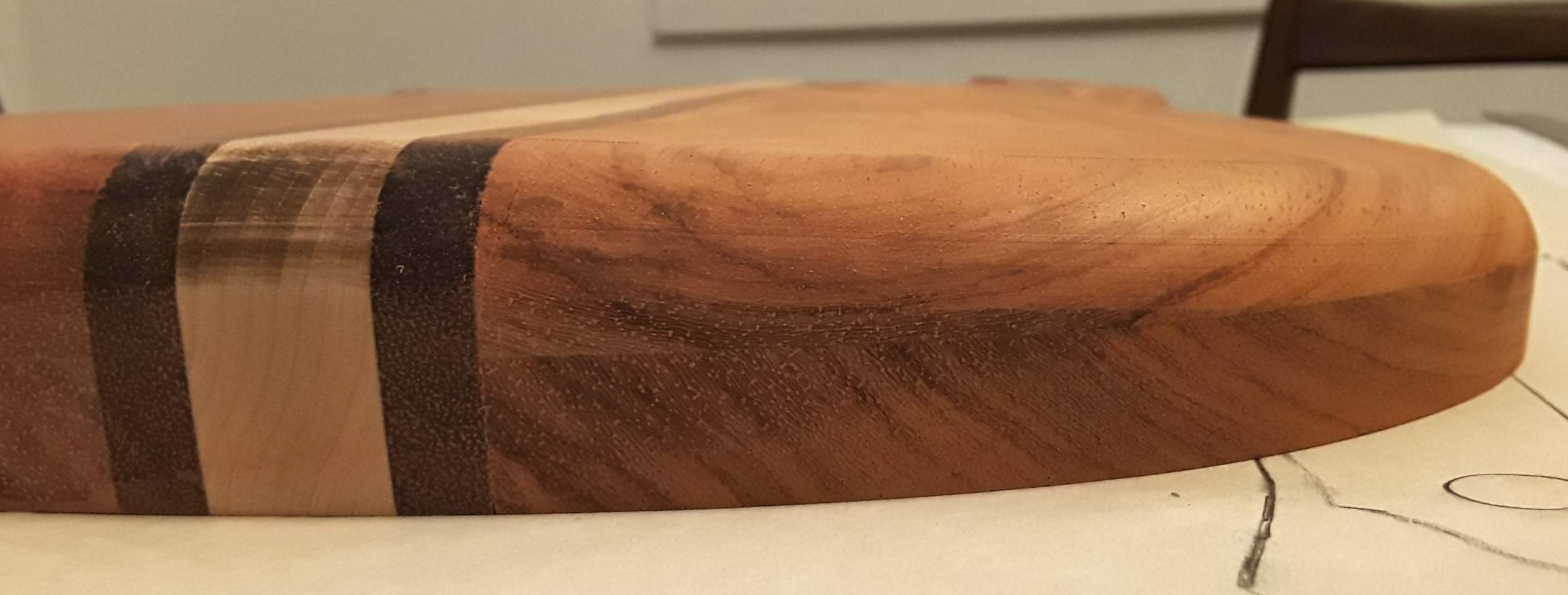 Back radius and roundover